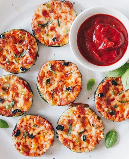 Pizza Zucchini Bites