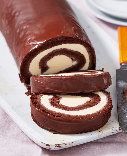 Chocolate Ice Cream Roll