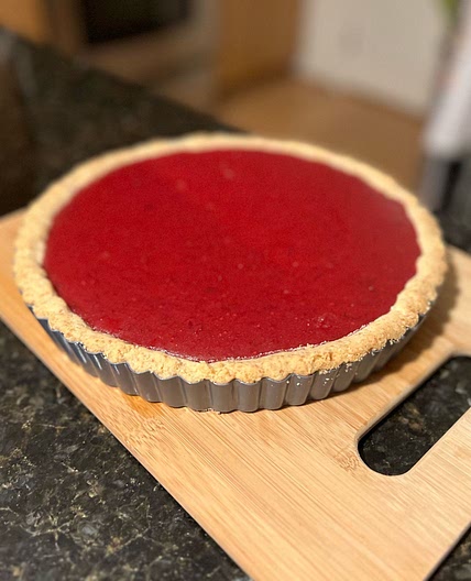 Cranberry Curd Tart