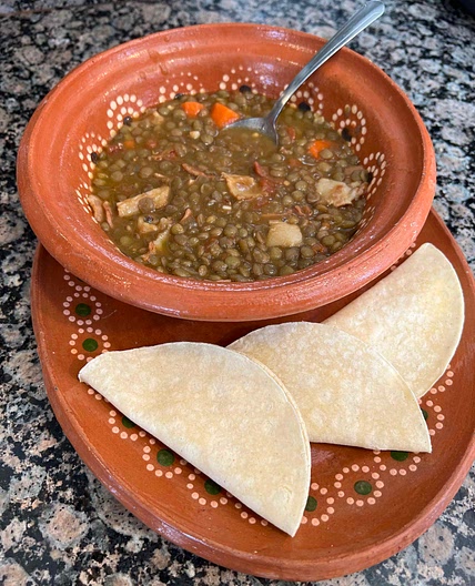 SOPITA DE LENTEJAS