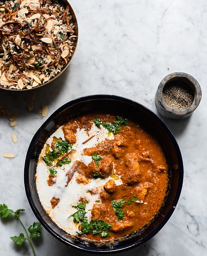 Two Ingredient Butter Chicken Curry | Bibbyskitchen recipes