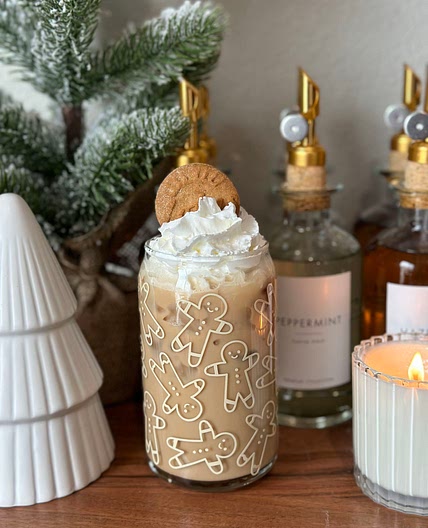 Cookie Butter Gingerbread Iced Latte