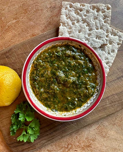 Chermoula - Moroccan Sauce (Marinade or Side)
