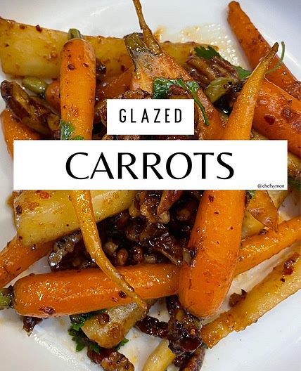 Michael Symon's Glazed Bourbon Carrots