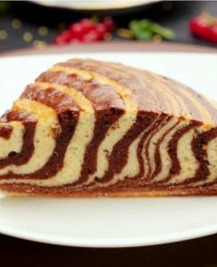 Zebra pie / cake (moist and soft)