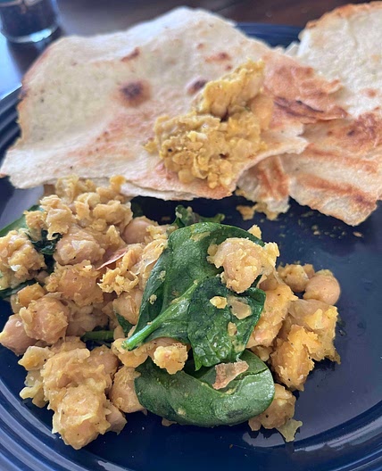 Scrambled Chickpeas