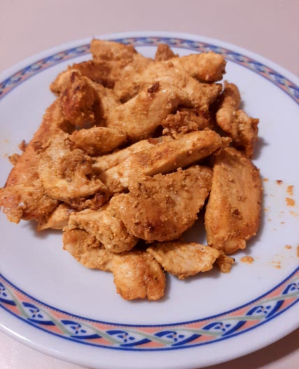 Straccetti di pollo al curry