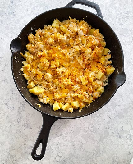 1 pan Chick Fil A Bake (549 calories per serving)