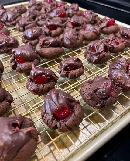 Burrier Cherry Chocolate Cookies 