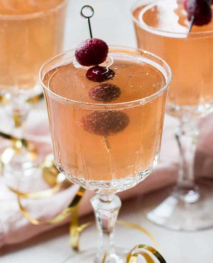 Sparkling Vodka Cranberry Cocktail
