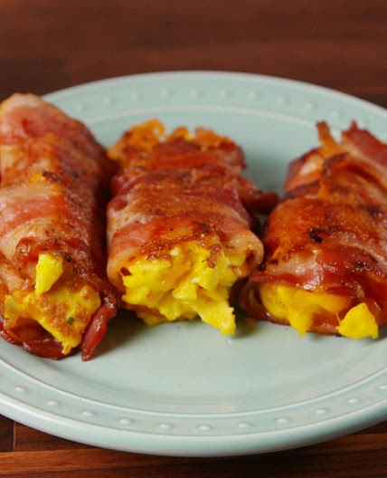 Bacon, Egg, and Cheese Roll-Ups