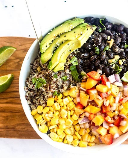 Cuban Mango Black Bean Bowl