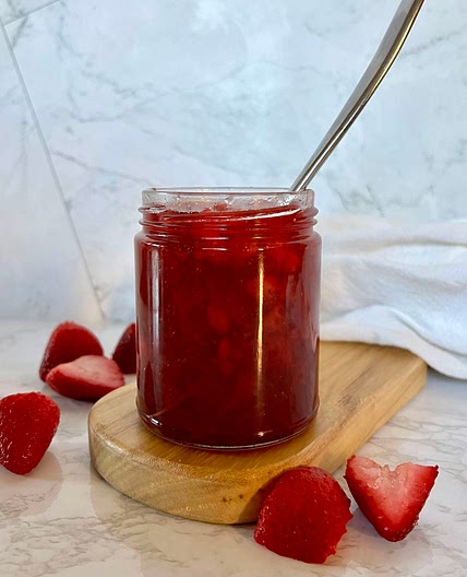 Homemade Jam from Frozen Strawberries