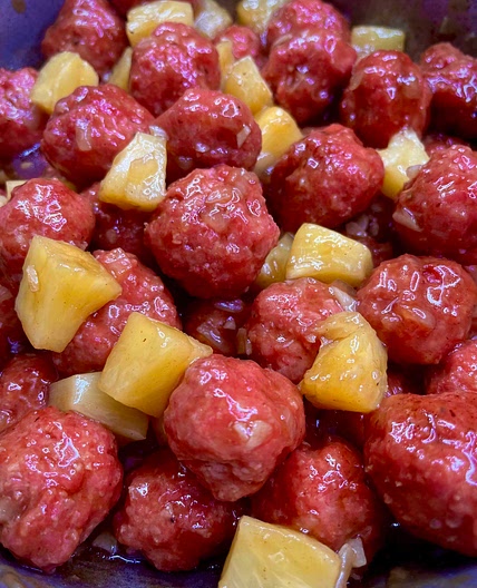 Hamonado Meatballs 