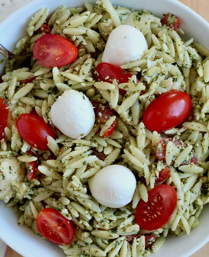 Orzo Pesto Salad