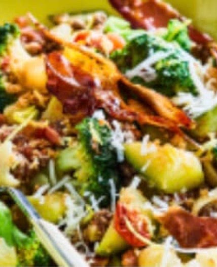 Savoury Vegetarian Mince with Pasta and Veggies, Vegetarian