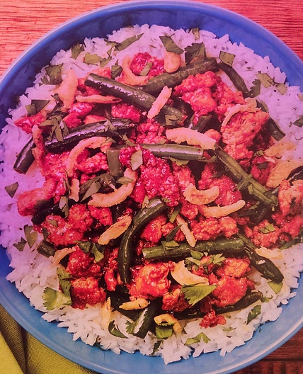 Sweet Chili Turkey and Green Bean Bowls