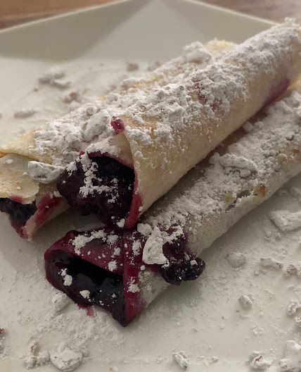 WIC Approved Oat Lefse with Homemade Jam