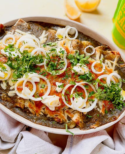 Seafood Enchiladas