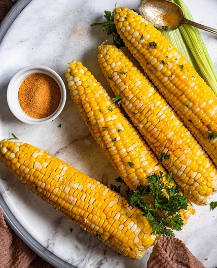 Oven Roasted Corn on the Cob