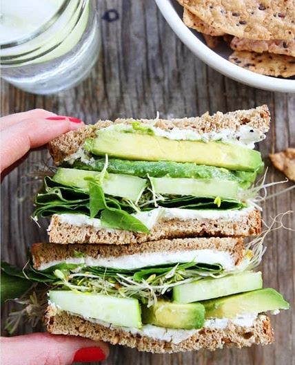 Healthy Green sandwich