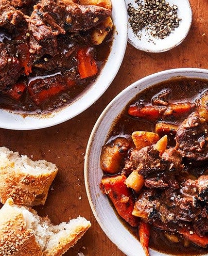 Slow Cooker Beef Stew With Maple and Stout