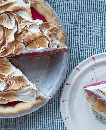Cranberry Meringue Pie