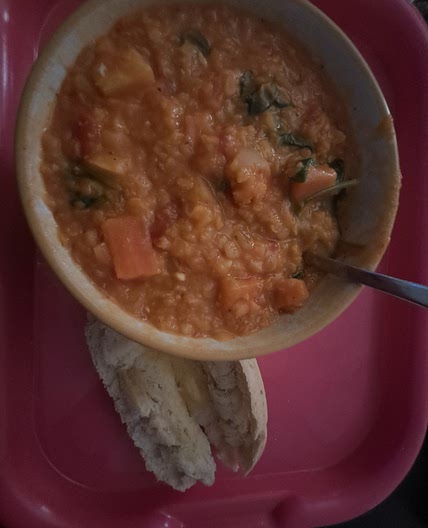 Lentil and vegetable stew!