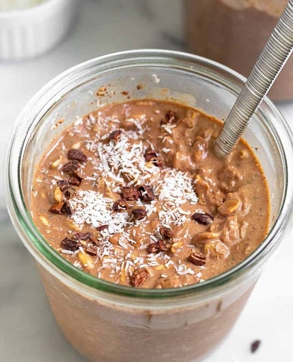 Overnight oats dark chocolate