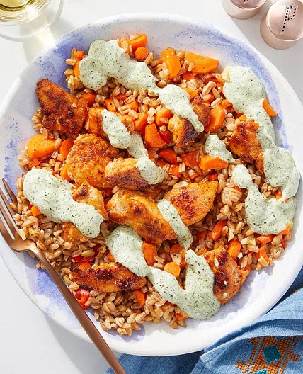 Smoky Chicken & Spicy Carrot Quinoa