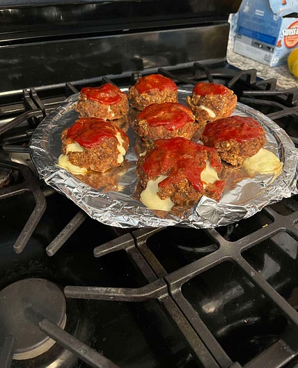 Mozzarella Stuffed Meatloaf