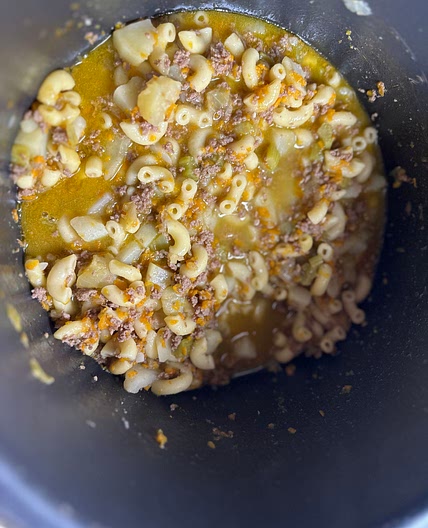 Instant pot ground beef soup 