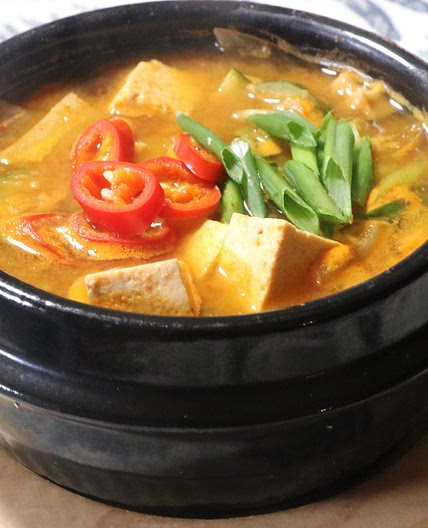 Restaurant Version Soybean Paste Guk  (된장찌개, DoenJangJjiGae) | Aeri's Kitchen