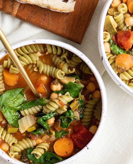 Vegan Fennel Minestrone Soup