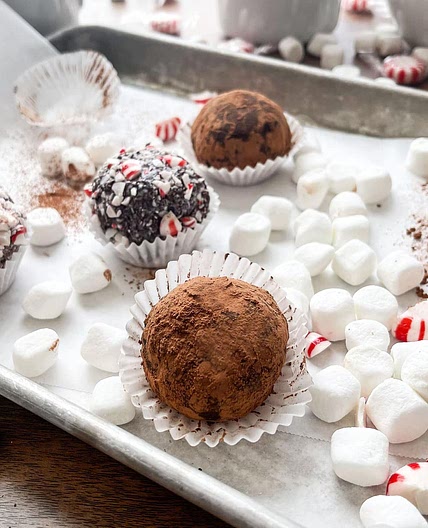 Hot Cocoa Truffle Bombs Recipe