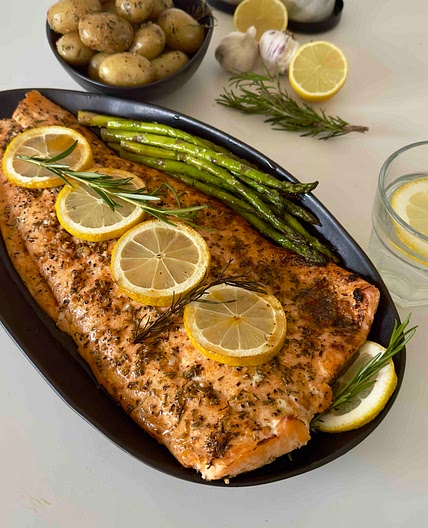 Lemon & Garlic Salmon 