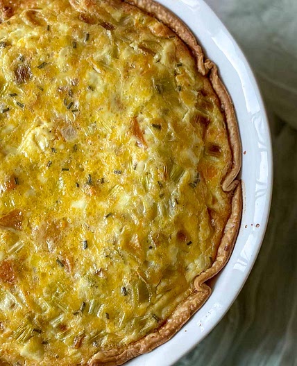 Leek & Squash Quiche