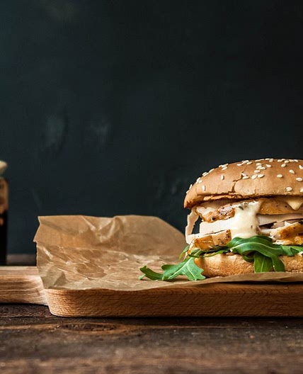 Herbed Chicken and Apple Burgers