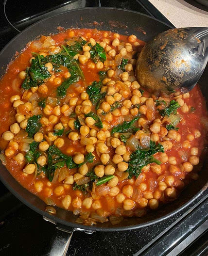 Curried Chickpeas