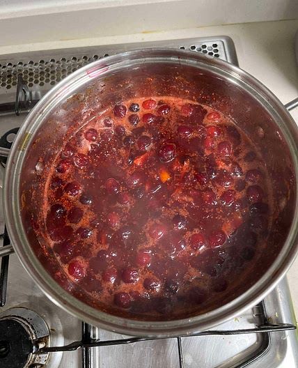 Clementine Cranberry relish 