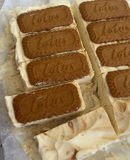 Biscoff ice cream sandwiches