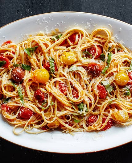 Cherrytomatenspaghetti