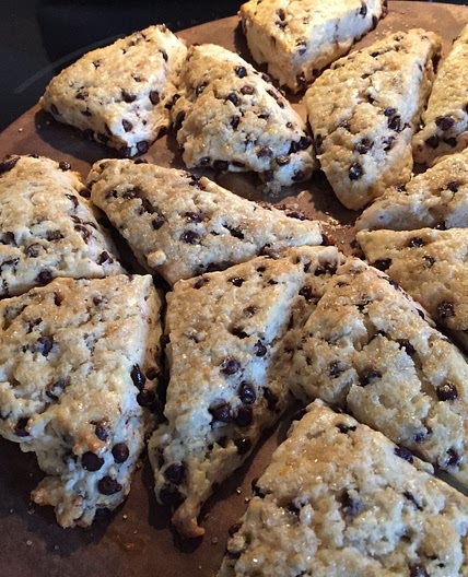 Chocolate chip scones 