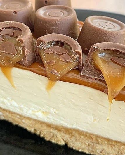 Rolo caramel cheesecake 