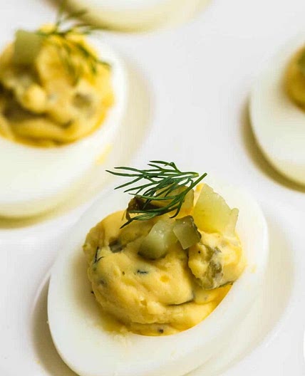 Dill Pickled Deviled Eggs