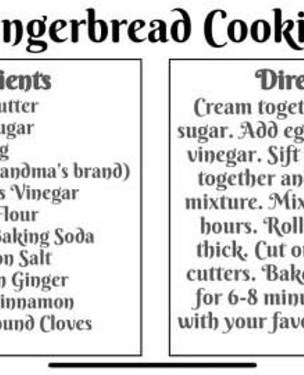 Gingerbread cookies