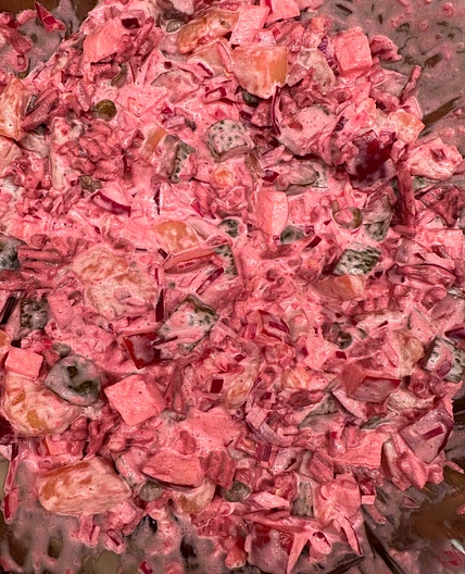 Russian salad in denmark 
