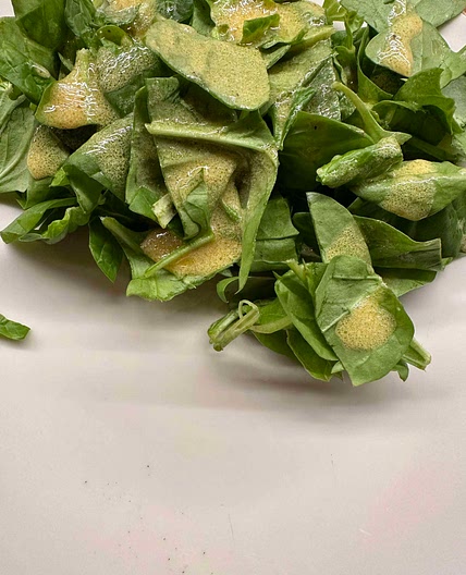 Spinach salad 