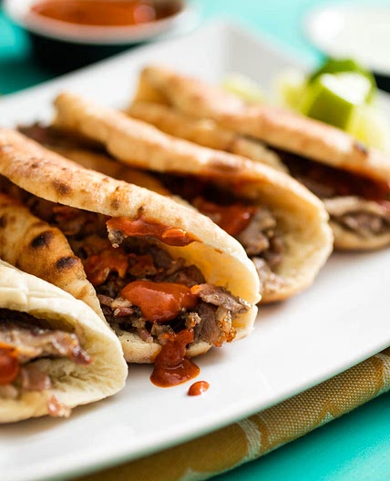 Tacos Árabes (Pita-Wrapped, Cumin-Marinated-Pork Tacos) Recipe