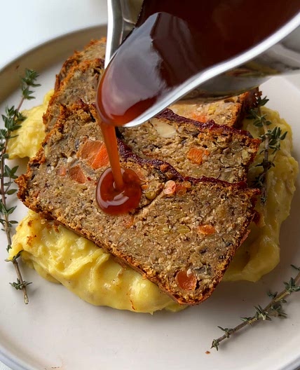 High-Protein Lentil Loaf